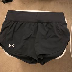 Brand New With Tags Women’s Under Armour Athletic Shorts Never Worn Black Size M Under Armour Black Workout Bottoms, Under Armour Black Shorts With Elastic Waistband, Under Armour Black Shorts With Built-in Shorts, Under Armour Black Athleisure Shorts, Under Armour Black Workout Shorts, Under Armour Casual Black Shorts, Black Athleisure Shorts By Under Armour, Casual Black Under Armour Shorts, Under Armour Short Bottoms With Pockets