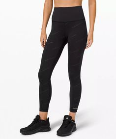 Wunder Train High-Rise Tight 25" | Women's Leggings/Tights | lululemon 25 Logo, Wunder Train, Lululemon Women, High Rise Pants, High Rise Leggings, Lululemon Leggings, Train Hard, Sleek Look, Tight Leggings