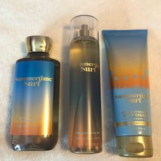 Nwt Summertime Surf Bundle! 1 Summertime Surf Mist 8 Fl. Oz. 1 Summertime Surf Body Cream 8 Fl. Oz. 1 Summertime Surf Shower Gel 10 Fl. Oz. All Brand New! Never Been Used! Let Me Know If You Have Any Questions! Feel Free To Make Offers! Hair And Skin Vitamins, Fav Products, Bath N Body Works, Perfume Body Spray, Body Hygiene, Bath And Body Works Perfume, Shower Skin Care, Smell Goods, Victoria Secret Perfume