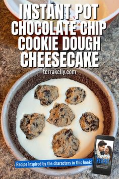 instant pot chocolate chip cookie dough cheesecake recipe