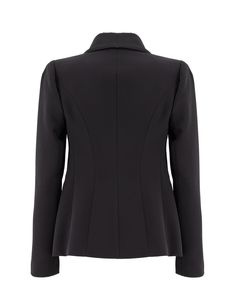 A true must-have in a woman's wardrobe, the single breasted jacket is embellished with a lace insert on the collar, a fabric button fastening, two side pockets and a regular fit. Composition: 90% PL, 10% EA