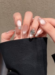 nude pink nails. wedding nails. korean jelly nails pink. french tipped nails. bridal nails. Korean French Tip Nails, Pink Nails Wedding, French Tipped Nails, Jelly Nails Pink, Nails Pink French, Nude Pink Nails