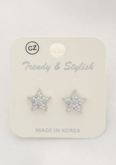 Imported CRYSTAL STAR POST EARRING Gold. Rhodium FBJ Crystal Star Post Earring Buy Crystals, Earring Gold, Crystal Stars, Star Design, Dress Jewelry, Elegant Accessories, Accessories Jewelry Earrings, Sparkling Crystal, Earrings Color