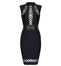 Black Mini Bandage Dress For Cocktail, Edgy Black Bodycon Mini Dress, Chic Sleeveless Dress For Club, Chic Sleeveless Bandage Mini Dress, Fitted Black Sleeveless Evening Dress, Edgy Black Club Dresses, Edgy Black Summer Dress, Edgy Black Bodycon Dress, Edgy Black Dresses For Club