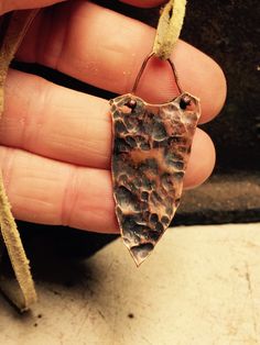 #Handmade copper #primitive necklace #unisex #jewelry #ancient #shield textured copper #handcut #hammered by #Indigentdesign on Etsy Organic Jewelry Design, Etched Copper, Jewelry Design Inspiration, Organic Jewelry, Amulet Necklace, Key To My Heart, Copper Necklace, Handmade Copper, Unisex Jewelry