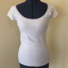 Charlotte Russe Scoop Neck White Sweater With Cap Sleeves And Ribbed Band. This Was Never Worn But Tags Removed. New Condition. Cap Sleeve Sweater, White Sweater, White Sweaters, Sleeve Sweater, Cap Sleeve, Charlotte Russe, Cap Sleeves, Scoop Neck, Color White