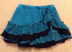 EUC! Girls Girlcode Blue/Black Ruffle Lace Skirt Sz S Very, Very Pretty ! 22 in elastic waist Scene Skirt, Scene Pants, Short Black Skirt, Kitty Clothes, Scene Outfits, Tartan Skirt, Blue Tartan, Skirt Y2k, Animal Print Skirt