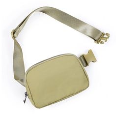 New Belt Bag With Adjustable Strap. Bag Size Is 8x5.5” And Straps Can Go From 22-40” In Length. Mini Belt Bag, Vintage Evening Bags, Michael Kors Shoulder Bag, Colorful Bags, Leather Shoulder Handbags, Leather Satchel Bag, Waist Pack, Branded Bags, Khaki Green