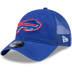 Top off any Buffalo Bills look with this Game Day 9TWENTY Trucker hat from New Era. It features an unstructured construction and promotes comfort with breathable mesh panels and a snap closure. Plus, the embroidered Buffalo Bills logo on the front crown stands out with an unfinished edge, giving this adjustable cap a bit of vintage flair. Buffalo Bills Game Day, Buffalo Bills Hat, Buffalo Bills Game, Buffalo Bills Logo, Bills Logo, Nfl Buffalo Bills, Shield Design, Buffalo Bills, Adjustable Hat