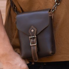 Experience the convenience and style of our Men's Genuine Leather Multifunction Crossbody Bag. It's a perfect fit for a 6.5 inch phone, and can also function as a waist or belt bag. Leather Waist Bag, Retro Bags, Casual Belt, Genuine Leather Wallets, Men Vintage, Bag Vintage, Chest Bag, Waist Bag, Phone Bag