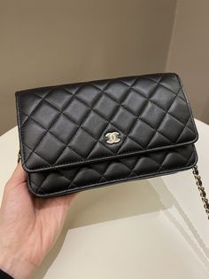 Chanel Classic Quilted Wallet on ChainBlack Lambskin GHWSize 18.5 x 12 x 3.5 cmChain drop 60 cmMicrochipDec 20239.9/10 New Unused w seal (imprints due to storage otherwise new unused with seal)Includes full set box, dust bag and receiptRTP 4800 sgdPrice now 3880 sgd 2930 usd CN6014-01 Luxury Quilted Chic Wallet On Chain, Luxury Quilted Wallet On Chain For Women, Luxury Quilted Wallet On Chain, Luxury Quilted Elegant Wallet On Chain, Luxury Quilted Women's Wallet On Chain, Channel Wallet, Designer Bags Louis Vuitton, Quilted Wallet, Burberry Sunglasses