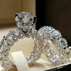 |200000369:1394|200000369:3434|200000369:699|200000369:350262 خواتم خطوبة, Cincin Titanium, Rhinestone Fashion, Engagement Wedding Ring Sets, Trendy Ring, Cubic Zirconia Rings, Zircon Ring, Elegant Ring, Jewelry Wedding