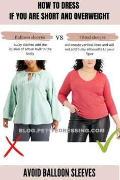 Petite Dressing, Chubby Style, Plus Size Fashion Tips, Short Women Fashion, Wearing All Black, Petite Tops, Style Mistakes, Dress For Short Women