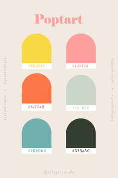 the color chart for popstart