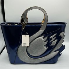 A Must Have Pretty Hand Bag , Suited For Decent Functions. Blue Large Capacity Shoulder Bag For Parties, Trendy Blue Evening Bag, Blue Double Handle Shoulder Bag For Party, Blue Double Handle Shoulder Bag For Evening, Blue Tote Shoulder Bag For Party, Blue Satchel Shoulder Bag For Party, Blue Party Shoulder Bag With Double Handle, Chic Blue Bags With Handles, Large Capacity Blue Party Bag