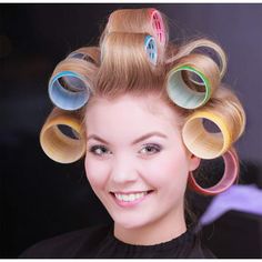 1.DIY you hair at home, No need for heating and chemical additives. 2.These professional rollers are the must-have cling rollers that you can sleep in and create great styles with ease. They do not require the use of pins or clips as the Velcro holds the hair and roller in place. Our rollers are designedto produce beautiful loose curls without the use of heat. 3.This practical styling tool can help you create all kinds of hair styles easily. 4. Dampen the hair slightly before attaching the rolle Curl Rollers, Curling Rollers, Large Hair Rollers, Plastic Hair Rollers, Heat Free Hairstyles, Hair Curled, Hair Curlers Rollers, Hair And Makeup Tips, Hair Curling