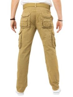 X RAY cargo pants have earned their rightful place as wardrobe staples. Sturdy cotton fabric with a soft-feel and streamlined the pockets to minimize bulk. Great for chefs, hiking, fishing, work, camping, construction, EMT, military, hunting, combat, travel, and many other indoor and outdoor activities. | X Ray Men's Belted Straight Fit Classic Cargo Pants, 40 X 32 Khaki Cargo Pants With Pockets For Outdoor Activities, Full Length Cargo Pants For Outdoor Activities, Khaki Parachute Pants With Patch Pockets For Outdoor, Functional Cotton Pants With Side Pockets, Cotton Parachute Pants With Pockets For Outdoor Activities, Khaki Cargo Jeans For Outdoor Activities, Full Length Cargo Pants With Patch Pockets For Outdoor, Outdoor Full Length Cargo Pants With Patch Pockets, Casual Full-length Cargo Pants With Functional Pockets