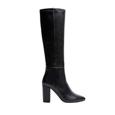 Boot Features Sleek Silhouette Side Zipper For Easy On/Off Block Heel Boot Construction Manmade Upper & Lining Foam Midsole Tpr Outsole Boot Details Almond Toe Zipper Closure Padded Footbed 3.12-In. Heel 14.6-In. Shaft 15-In. Circumference Black Knee-high Boots With Reinforced Heel, Black Tall Knee-high Boots With Reinforced Heel, Sleek Black Tall Knee-high Boots, Classic Tall Black Boots, High Shaft Black Boots For Fall, Black High Shaft Boots For Fall, Chic Tall Black Heeled Boots, Classic Black Knee-high Boots With High Shaft, Black Knee-high Boots Medium Width