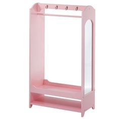 This Fantasy Fields Little Princess Open Armoire with Mirror is perfect for playing dress up!Click this HOME DECOR & FURNITURE GUIDE to find the perfect fit and more! This Fantasy Fields Little Princess Open Armoire with Mirror is perfect for playing dress up! Click this HOME DECOR & FURNITURE GUIDE to find the perfect fit and more! FEATURES Kid-safe acrylic mirror Hanging bar suspended the length of the clothing rack Seven hooks above the hanging bar Two shelves at the bottomDETAILS 41.73"H x 1 Open Armoire, Kids Armoire, Dress Up Wardrobe, Fantasy Fields, Kids Clothing Rack, Toy Chests, Kids Play Toys, Clothes Closet Organization, Princess Toys