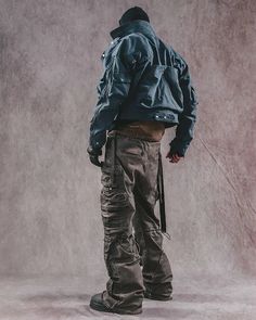 * Post-apocalyptic cargo pants "Hakofu" are in Asian size:  Take one size bigger than your usual size.   Redefine Your Style with the Post-apocalyptic Cargo Pants "Hakofu" Embrace the rugged charm of the Post-apocalyptic Cargo Pants "Hakofu". These pants are crafted for those who dare to be different, blending cyberpunk and dystopian elements  to create a truly standout look.  Made from high-quality, durable materials, these pants are perfect for urban explorers and fashion enthusiasts. The intr Winter Baggy Cargo Jeans, Winter Techwear Pants With Cargo Pockets, Urban Winter Cargo Jeans With Multiple Pockets, Baggy Utility Cargo Pants For Winter, Winter Urban Cargo Jeans With Multiple Pockets, Winter Utility Cargo Jeans With Multiple Pockets, Winter Streetwear Parachute Pants With Multiple Pockets, Urban Winter Pants With Multiple Pockets, Baggy Techwear Cargo Pants For Fall