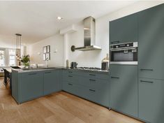 the kitchen is clean and ready for us to use in its new owner's home