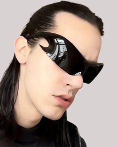 New 2024 Mask Punk Rave style sunglasses. Item Details: - 148mm total width - 74mm lens width - 105mm arms length - plastic - UV protection Iconic Vintage Style! 1990s-2000s  If you like these sunglasses, please visit our profile for more stunning pieces. We will send out your order in around 3-5 days. It usually takes 2-4 weeks for the item to arrive.  But due to the pandemic and the holiday season, small delays may occur.  The order cancellation is possible if it has not yet been sent, often within a 1/2 days after you place your order. Unfortunately, after sending the order, we will not be able to cancel the order. If you have any questions, let us know. With Love, BestVintageIT team. Space Style Fashion, Lorave Sunglasses, Luxury Futuristic Shield Sunglasses With Mirrored Lenses, Futurist Sunglasses, Cheap Futuristic Sunglasses With Mirrored Lenses, Black Punk Sunglasses With Mirrored Lenses, Rave Sunglasses Aesthetic, Punk Sunglasses With Mirrored Lenses And Adjustable Fit, Black Futuristic Sunglasses With Mirrored Lenses