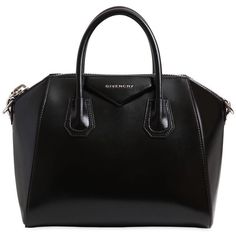 Givenchy Women Small Antigona Polished Leather Bag ($2,615) ❤ liked on Polyvore featuring bags, handbags, shoulder bags, sac, bolsas, purses, black, man leather shoulder bag, givenchy purse and handbag purse Givenchy Antigona Small, Purses Black, Givenchy Handbags, Sacs Design, Real Leather Bags, Real Leather Handbags, Givenchy Women, Givenchy Bag, Small Leather Bag