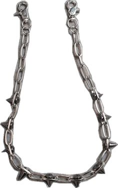 Punk Style Adjustable Chain Link Necklace, Punk Link Chain Jewelry, Punk Style Link Chain Jewelry, Punk Chain Link Necklace, Silver Punk Chain Link Belt, Edgy Double Chain Link Necklace, Punk Style Chain Link Necklace, Punk Style Chain Link Jewelry With Chain Strap, Punk Style Silver Chain Link Necklace