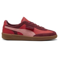 Founded in 2015, Palomo Spain is known for designs that combine the dramatic spirit of southern Spain with the sophisticated street style of London. The latest PUMA x PALOMO SPAIN collab draws inspiration from the early ‘80s roller skate scene. $109.95 Modern Red Sneakers With Rubber Sole, Burgundy Sneakers With Contrast Sole And Round Toe, Red Suede Sneakers With Cushioned Footbed, Brown Slip-on Sneakers With Red Sole, Red Suede Sneakers With Boost Midsole, Red Lace-up Sneakers With Leather Sole, Red Sneakers With Leather Sole And Round Toe, Red Suede Sneakers With Rubber Sole, Burgundy Sneakers With Red Sole