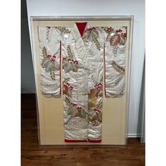 Bought back from a trip to Japan in 1950, immediately encased to protect and have only been touched twice since when the frame was update and internally decorated. STUNNING example and the needlework is incredible. Seven feet tall frame they are definitely conversation starters! Completely exquisite and impossible to find anything like this. The pics do no justice to these beauties Trip To Japan, Vintage Japanese Kimono, Conversation Starters, Japanese Kimono, 1950s Vintage, Japan Travel, Kimonos, Vintage Japanese, Textile Art