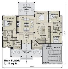 the main floor plan for this house is very large and has lots of space to put in