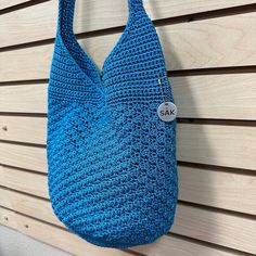 Magnetic snap closure Small crochet make up pouch inside The Sak hangtag Measures approximately 10" long x 8" high Pre-owned in very good condition Make Up Pouch, Small Crochet, The Sak, Blue Bags, Hobo Bag, Snap Closure, Make Up, Pouch, Crochet