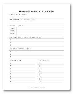 a printable planner with the words,'i want to manage my travels to the universe