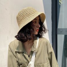 SPECIFICATIONS Foldable Hand-woven Straw Hat Ladies Spring and Summer Vacation Beach Fisherman HatBig Brim Shade Small Fresh BucketHat Brand Name: None Department Name: Adult Applicable Scene: Outdoor Gender: WOMEN Feature: Sun protection Applicable Season: Spring and Summer Material: Straw Material: Raffia Origin: Mainland China CN: Zhejiang Model Number: TYM-162 Pattern Type: Solid Release Date: Summer2022 Style: Casual Item Type: Sun Hats Place Of Origin: China (Mainland) Applicable age: 15-3 Dark Academia Clothes, Straw Bucket Hat, Cottagecore Outfits, Kawaii Dress, Black Camel, Vacation Beach, Lolita Dress, New Instagram, Straw Hat