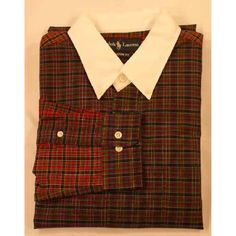 Ralph Lauren Shirt Red Plaid 16 1/2l Nwt $89.50 Ralph Lauren Shirt, Size 16 1/2l, Red Plaid, White Collar, Custom Fit,Nwt $89.50 New With Tags ~ Original Price $89.50 Red Plaids With White Button Down Collar 100% Cotton Size 16-1/2l Custom Fit Measurements: Chest: 24" - Length: 30" Sleeve Length: 35-36" Laur-164-16 1/2 L Red Cotton Tops With Casual Collar, Classic Fitted Plaid Tops, Preppy Plaid Cotton Top, Ralph Lauren Red Collared Shirt, Red Shirt With Casual Collar For Fall, Red Collared Ralph Lauren Shirt, Red Ralph Lauren Collared Shirt, Preppy Collared Cotton Tops, Preppy Fitted Fall Shirt