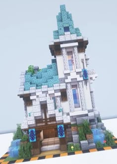 an image of a house made out of lego blocks