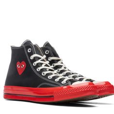 Converse Play Unisex Black/Red/Egret Men’s Size 7 Women’s Size 9 Nwt