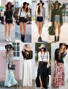 Boho Hats, Boho Winter Outfits, Look Boho Chic, New York Outfits, Winter Outfit Inspiration, Boho Chic Outfits, Moda Boho, Outfits Verano, Outfits With Hats