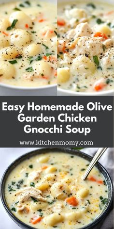 easy homemade olive garden chicken gnocchi soup