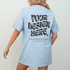 T Shirt Model, Shirt Model, Tshirt Mockup, Shirt Mockup, Save Image, Blue T, Blue Tshirt, Design Store, Stationery Design