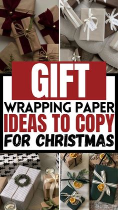 gift wrapping paper ideas to copy for christmas