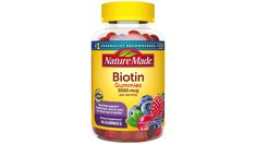 Nature Made Biotin 3000 mcg Gummies, 90 Count for Supporting Healthy Hair, Skin and Nails | Nature Made Biotin 3000 mcg Gummies for Hair Skin & Nails (90 ct) | Hy-Vee Grocery Hair Skin And Nails, Skin Nails, Hair Skin Nails, Vitamins & Supplements, Hair Skin, For Hair, Dietary Supplements, Healthy Hair, Hair Hair