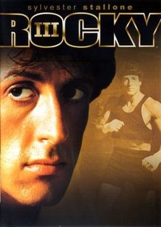 an advertisement for rocky with a man looking at the camera