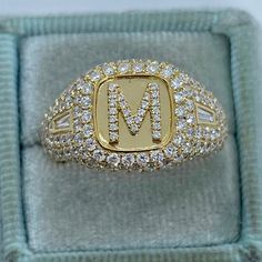 ad eBay - Find many great new & used options and get the best deals for Real Moissanite 2.30CT Round Cut "M" Initial Band Ring 14K Yellow Gold Plated at the best online prices at eBay! Free shipping for many products! Gold Diamond Baguette Cut Crystal Ring, Gold Baguette Cut Diamond Crystal Ring, Vvs Clarity Diamond Initial Ring Round Cut, Vvs Clarity Round Cut Diamond Initial Ring, Luxury Yellow Gold Initial Ring With Cubic Zirconia, Luxury Yellow Gold Cubic Zirconia Initial Ring, Yellow Gold Cubic Zirconia Signet Ring With Center Stone, Hallmarked Gold Signet Ring With Cubic Zirconia, Gold Hallmarked Cubic Zirconia Signet Ring