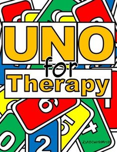 UNO for Therapy by ABCwithMrsB | Teachers Pay Teachers Adult Group Therapy Activities, Feelings Uno, Play Therapy Activities For Children, Uno Game, Group Counseling Activities, Group Therapy Activities, Counseling Games