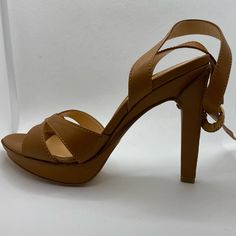 Adorable Sergio Rossi 4 1/2” Heels. Brand New, Never Worn. Price Tags Listed On Box. Duster Bag And Shoe Box Included. If You Don’t Want The Shoe Box, Please Let Me Know. Size 36 Open To Offers Elegant Calf Leather Sandals With 4-inch Heel, Chic 4-inch Leather Heels, Brown Calf Leather Heels With 4-inch Heel, Elegant Brown Sandals With 4-inch Heel, Designer Formal Sandals With 4-inch Heel, Calf Leather High Heels, Beige Calf Leather Heels With Padded Heel, Designer Heels With Heel Strap For Work, High Heel Sandals With Reinforced Heel For Office