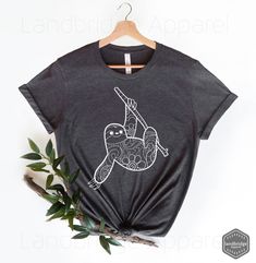 All T-Shirt apparel are printed using direct-to-garment (also known as DTG). We use high-quality inks that won't fade for a long time if taken care of properly. In addition, our inks are water based and eco-friendly. This makes the feel much softer than traditional screen printed shirts, but just as durable. Sloths Shirt, Sloth Gifts, Sloth Lover Shirt, Animal Lover Shirt, Sloth Shirt, Valentines Day Shirt, Gift For Her, Animal Shirt, Sweatshirt Sloths Shirt, Sloth Gifts, Sloth Lover Shirt, Anim Funny Printed Cotton Shirt, Funny Print Cotton Shirt As A Gift, Funny Print Shirt With Relaxed Fit As Gift, Cotton Shirt With Funny Print As Gift, Relaxed Fit Shirt With Funny Print As Gift, Relaxed Fit Shirt With Funny Print For Gift, Graphic Print Tee Shirt As Gift, Graphic Tee Shirt With Screen Print As Gift, Relaxed Fit Shirt With Funny White Print