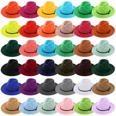 PRICES MAY VARY. Quality Material: our large brim fedora wool hat is made of 65% polyester and 35% wool, and these women's hats are breathable, lightweight and soft for daily use, and large brim can make the hat keep good shape, so you can wear these for many years Suitable Size: these panama fedora hats are crafted with care, inside there is a tie for size adjustment, for your adjusting the head circumference size, to ensure snug and comfort fit, hat circumference approx. 22 x 22.8 inches/ 56 x Fedora Hat For Women, Large Brim Hat, Wool Fedora Hat, Fedora Hat Women, Fedora Hats, Wool Fedora, Felt Fedora, Lint Roller, Women's Hats