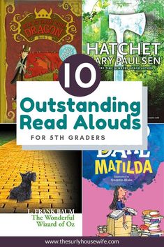 books with the title 10 outstanding read alouds for 5th grade