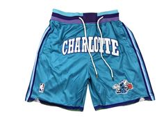 Charlotte Hornets Hardwood Classic Edition Shorts - Basketball Shorts Store Nba Basketball Shorts, Athletics Track, Statement Shorts, Charlotte Hornets, Los Angeles Clippers, Atlanta Hawks, Detroit Pistons, Utah Jazz, Dallas Mavericks